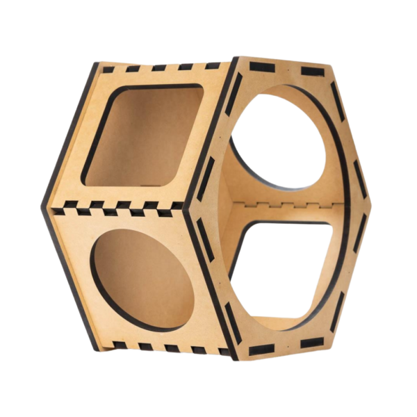 Hexagon Corte Circular Large